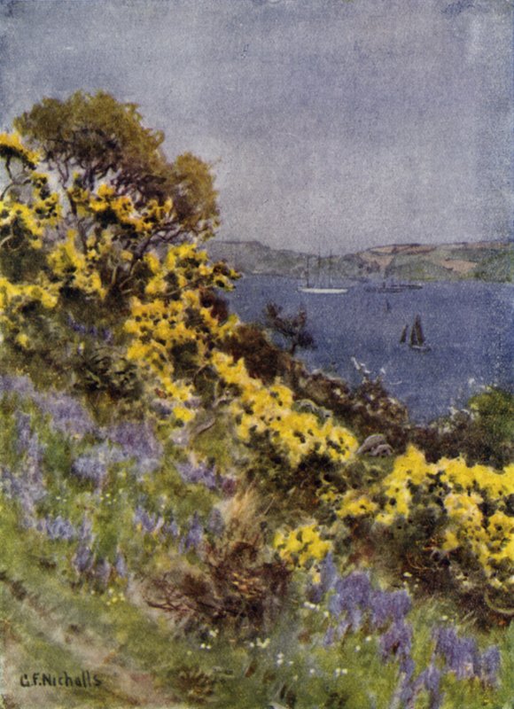 The Banks of the Fal, Falmouth tekijältä George Franck Nicholls