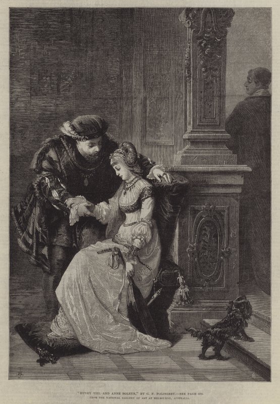 Henry VIII ja Anne Boleyn tekijältä George Frederick Folingsby