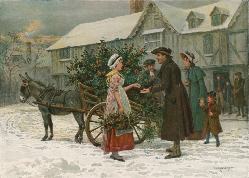 Holly Cart tekijältä George Goodwin Kilburne