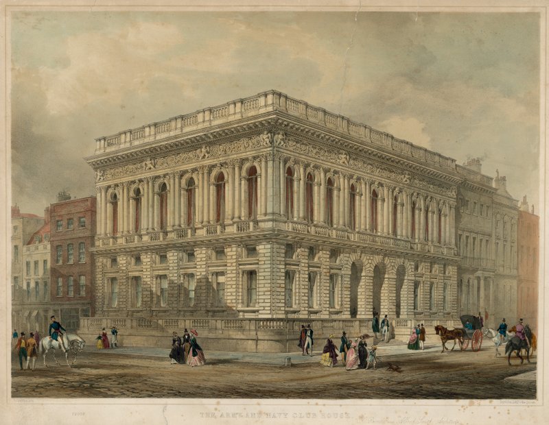 Army and Navy Club House, Lontoo tekijältä George Hawkins
