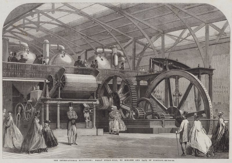 Kansainvälinen näyttely, Great Sugar-Mill, Mirlees ja Tait, Glasgow tekijältä George Henry Andrews