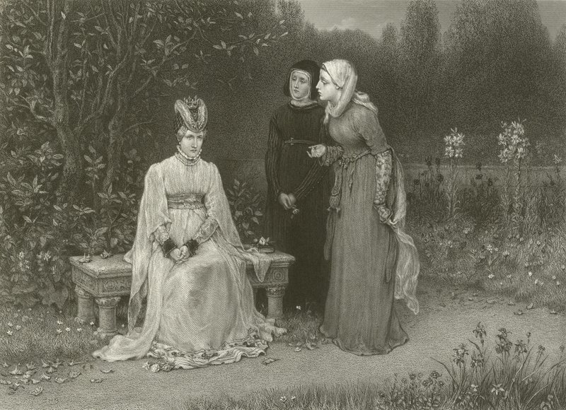 Kuningatar Isabella ja hänen naisensa tekijältä George Henry Boughton
