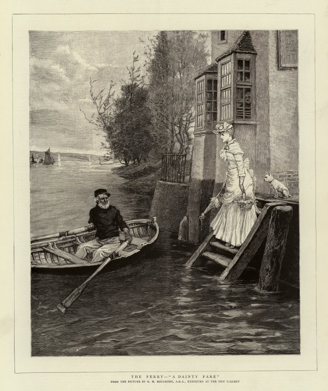 Lautta, hyvä hinta tekijältä George Henry Boughton