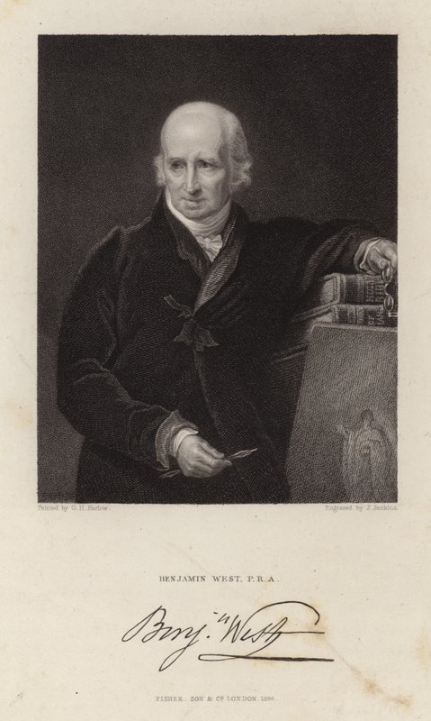 Benjamin West, angloamerikkalainen taidemaalari tekijältä George Henry Harlow