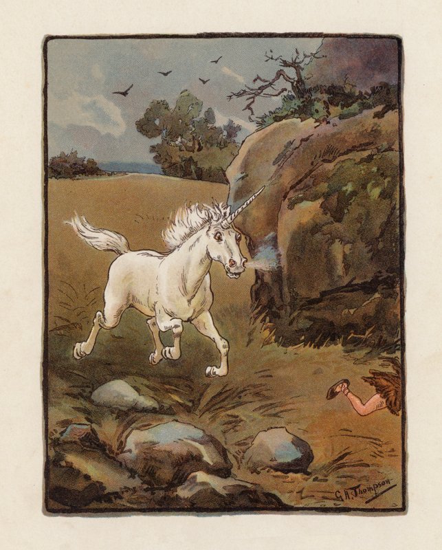 Yksisarvinen (värilitro) tekijältä George Henry Thompson