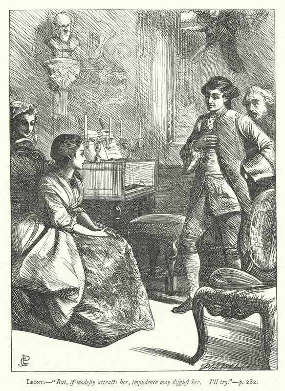 Kuvitus hyväluontoiselle miehelle (kaiverrus) tekijältä George John Pinwell