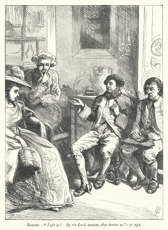 Kuvitus hyväluontoiselle miehelle (kaiverrus) tekijältä George John Pinwell