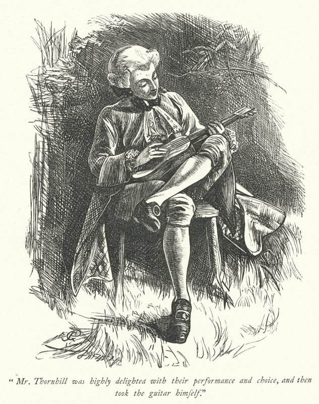 Kuvitus teokseen The Vicar of Wakefield (kaiverrus) tekijältä George John Pinwell