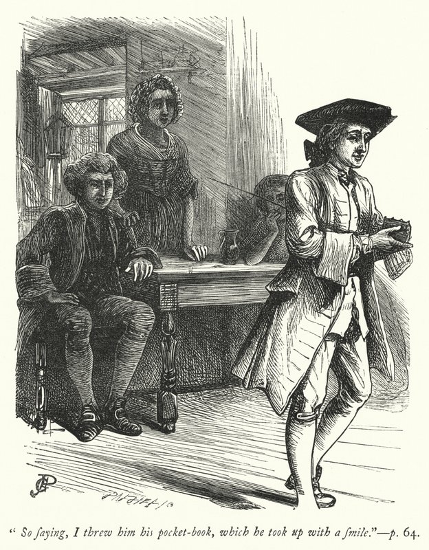Kuvitus teokseen The Vicar of Wakefield (kaiverrus) tekijältä George John Pinwell