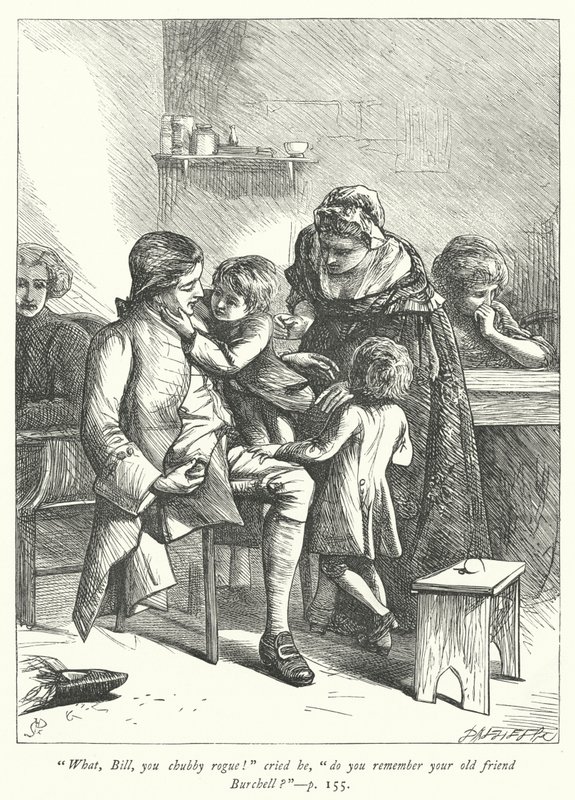 Kuvitus teokseen The Vicar of Wakefield (kaiverrus) tekijältä George John Pinwell