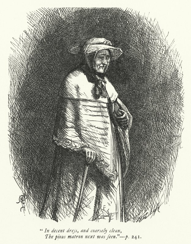 Kuvitus Threnodia Augustalisille (kaiverrus) tekijältä George John Pinwell