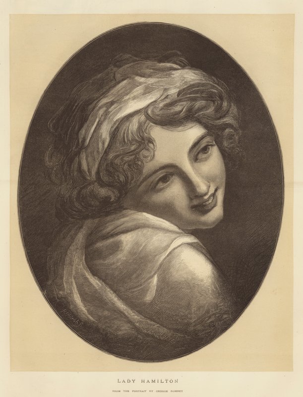 Lady Hamilton tekijältä George Romney