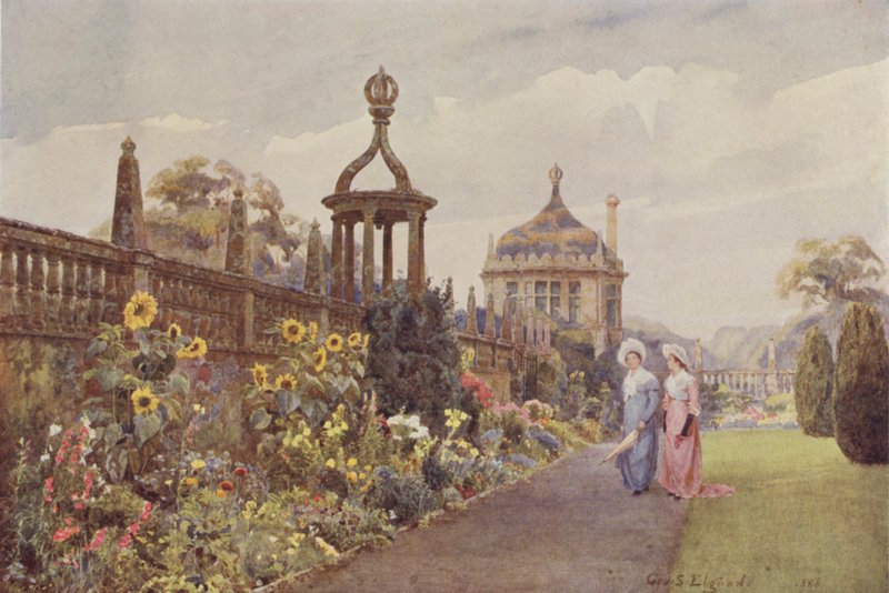 Montacute, auringonkukat tekijältä George Samuel Elgood