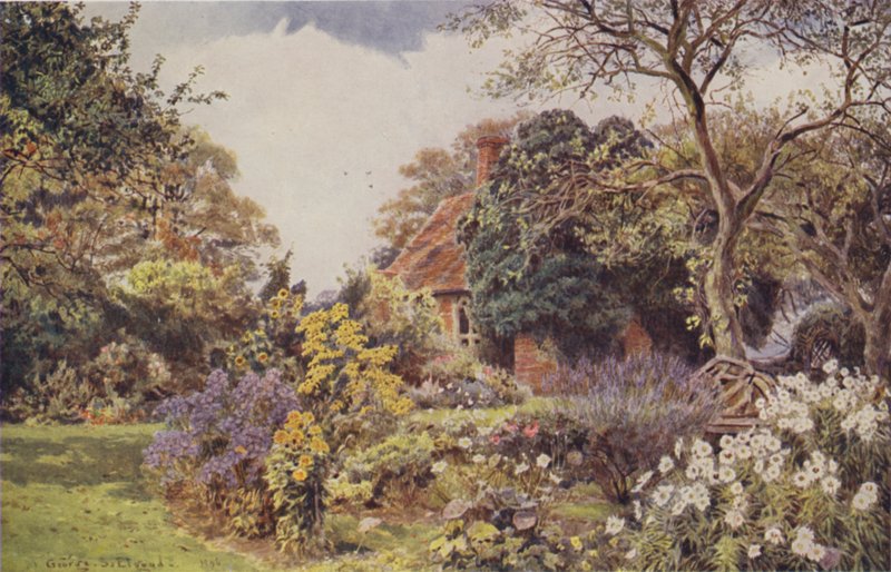 Stone Hall, Easton, Friendship Garden tekijältä George Samuel Elgood