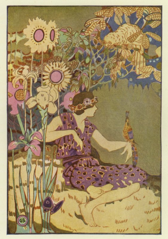 Hänen nimensä on Summer (väri litho) tekijältä George Sheringham