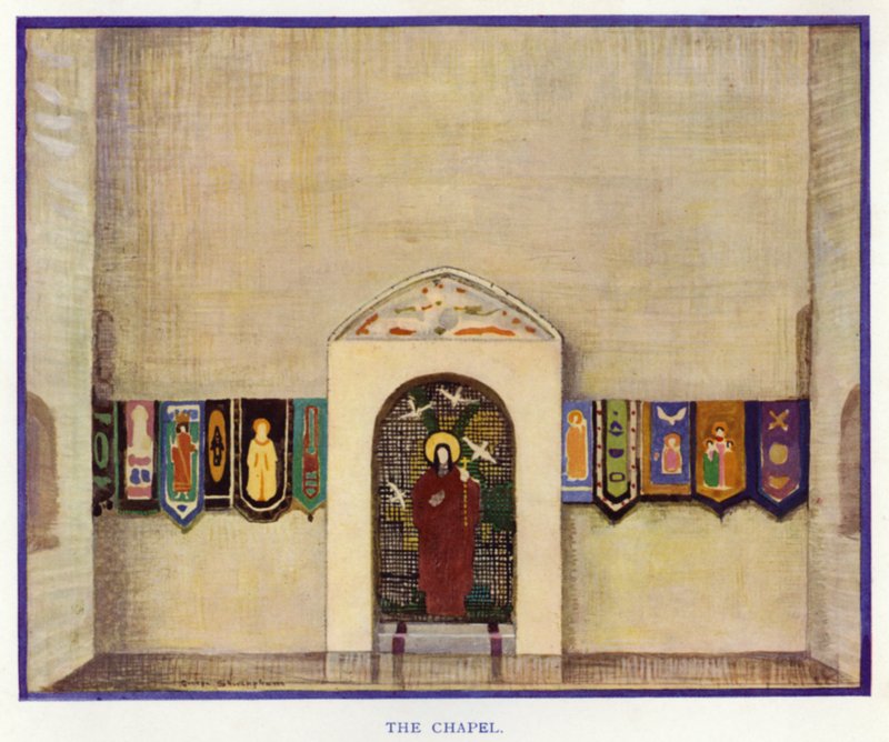 Sheridanin Duenna: Kappeli (väri litho) tekijältä George Sheringham