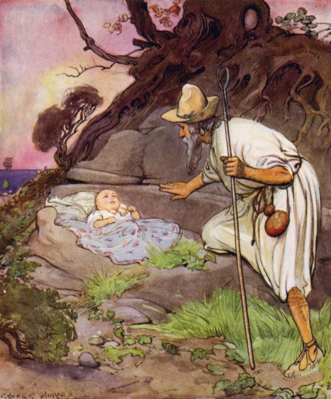Hän oli inhimillinen mies, joten hän kantoi pienen Perditan kotiin vaimolleen tekijältä George Soper