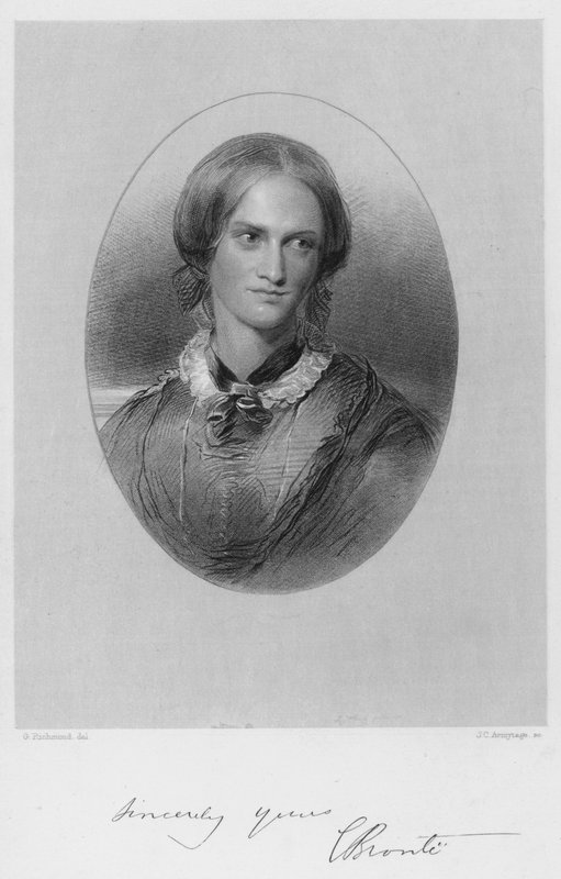 Charlotte Bronten muotokuva tekijältä George after Richmond
