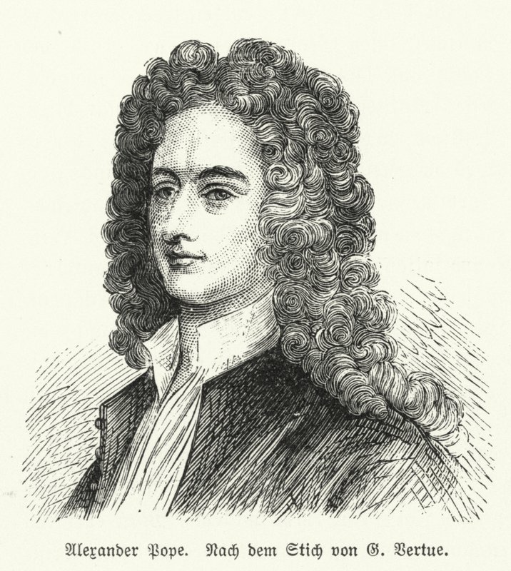 Alexander Pope, englantilainen runoilija tekijältä George after Vertue