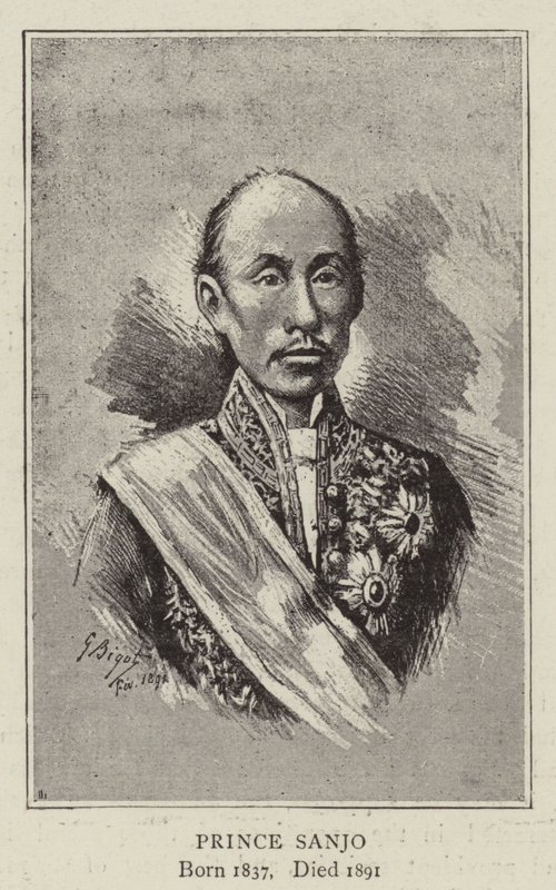 Prince Sanjo tekijältä Georges Ferdinand Bigot