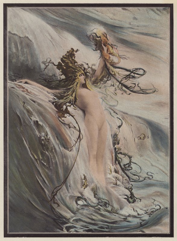 Iso aalto (väri litho) tekijältä Georges Clairin