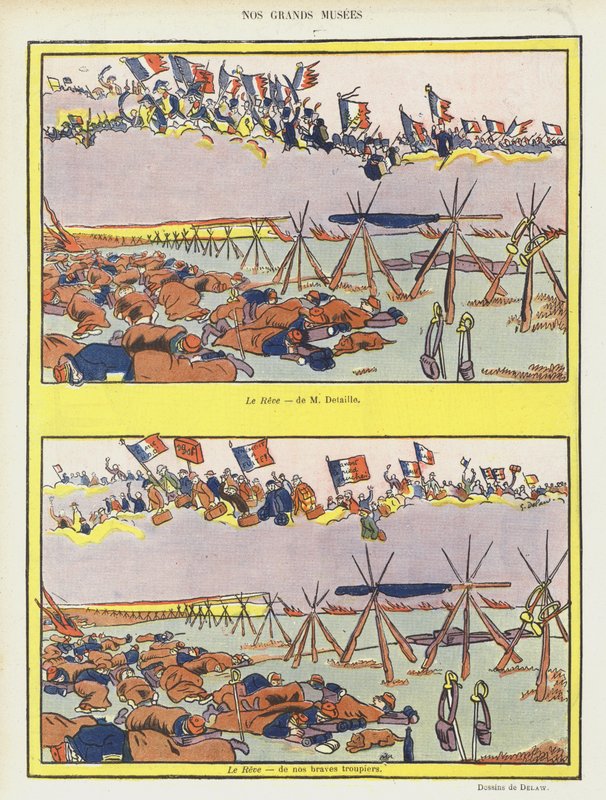 Kuvitus Le Rirelle tekijältä Georges Delaw