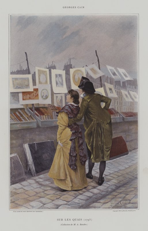 On the Quays (1795) tekijältä Georges Jules Auguste Cain