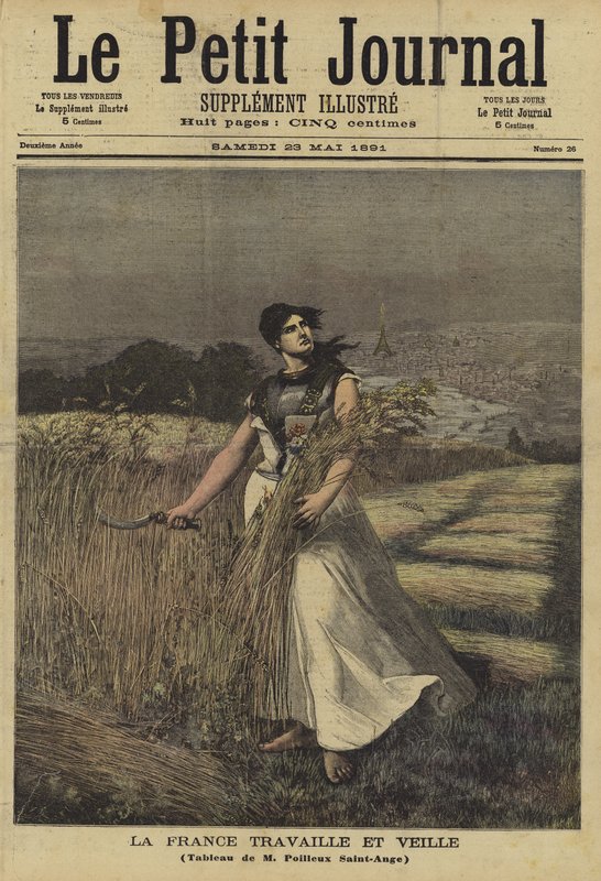 Le Petit Journal -lehden kansi, 23. toukokuuta 1891. tekijältä Georges Louis Poilleux Saint Ange