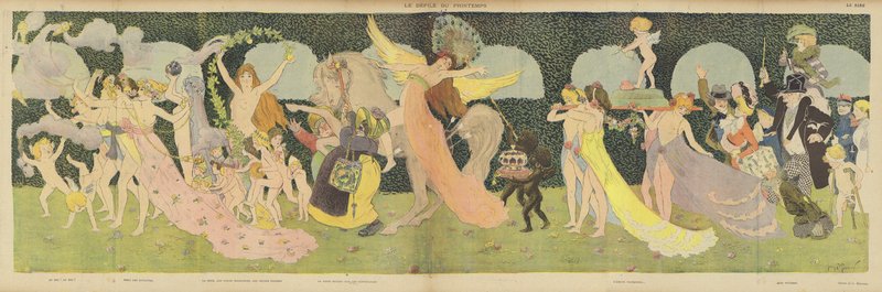 Kuvitus Le Rirelle tekijältä Georges Meunier
