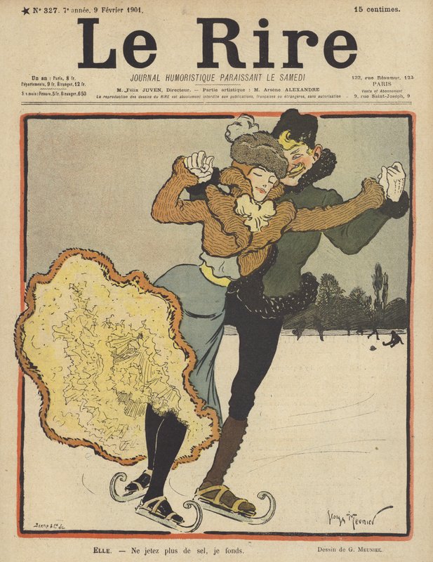 Kuvitus Le Rirelle tekijältä Georges Meunier