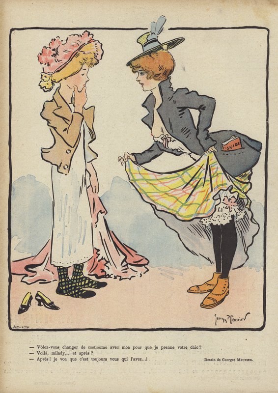 Kuvitus Le Rirelle tekijältä Georges Meunier