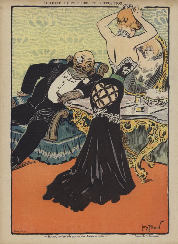 Kuvitus Le Rirelle tekijältä Georges Meunier