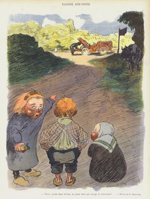 Kuvitus Le Rirelle tekijältä Georges Meunier