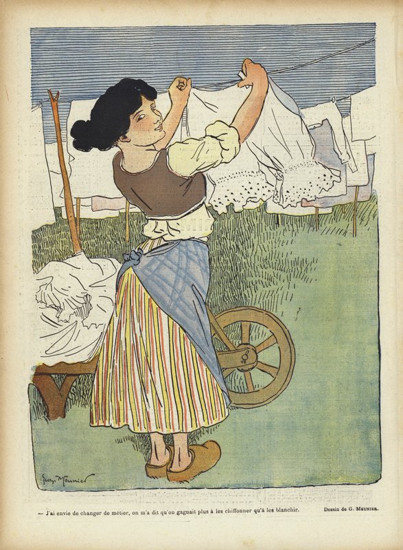 Kuvitus Le Rirelle tekijältä Georges Meunier