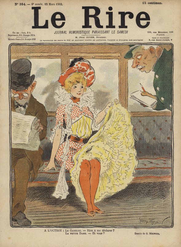 Kuvitus Le Rirelle tekijältä Georges Meunier