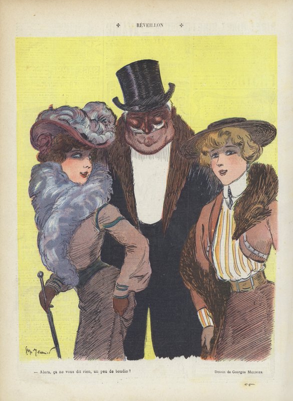 Kuvitus Le Rirelle tekijältä Georges Meunier