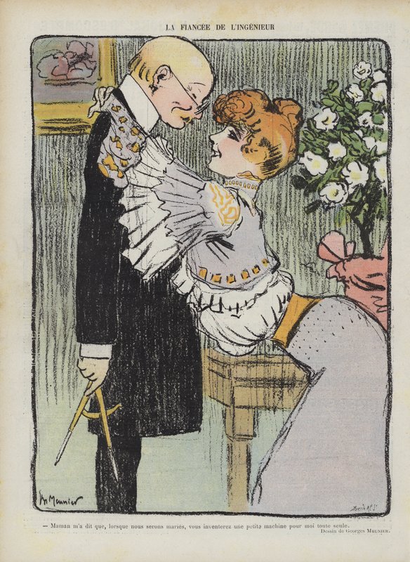 Kuvitus Le Rirelle tekijältä Georges Meunier