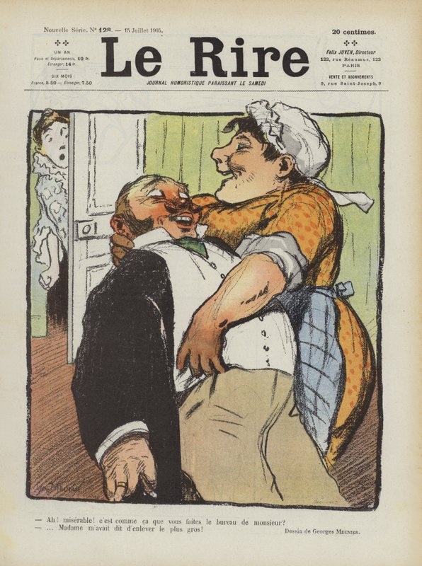 Kuvitus Le Rirelle tekijältä Georges Meunier