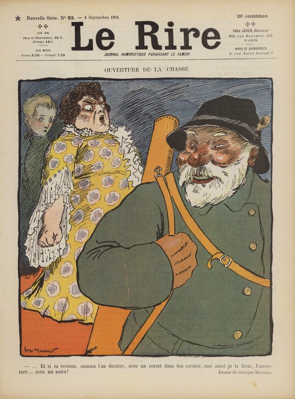 Kuvitus Le Rirelle tekijältä Georges Meunier