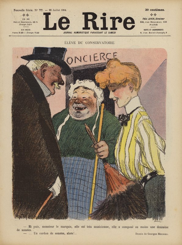 Kuvitus Le Rirelle tekijältä Georges Meunier