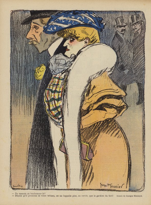 Kuvitus Le Rirelle tekijältä Georges Meunier