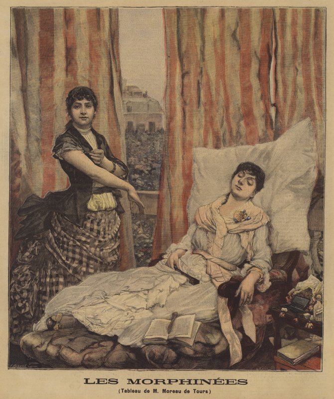 Morfiiniriippuvaiset tekijältä Georges Moreau de Tours