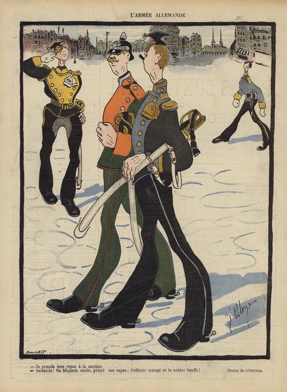 Saksan armeija. Kuvitus Le Rirelle tekijältä Georges d 1878 1937 Ostoya