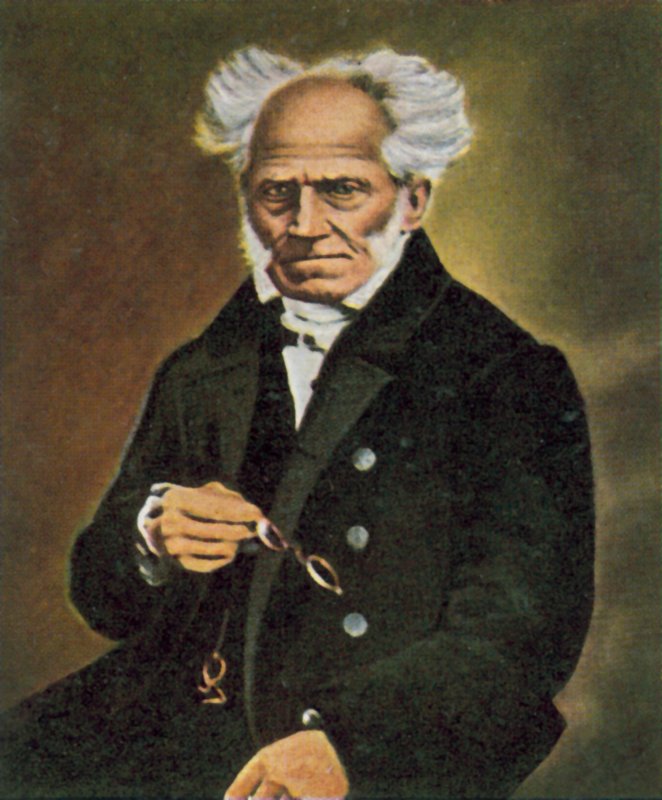 Arthur Schopenhauer, saksalainen filosofi (värillinen kuva) tekijältä German Photographer