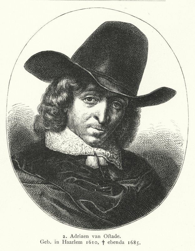Adriaen van Ostade, hollantilaisen kultakauden taidemaalari (kaiverrus) tekijältä German School