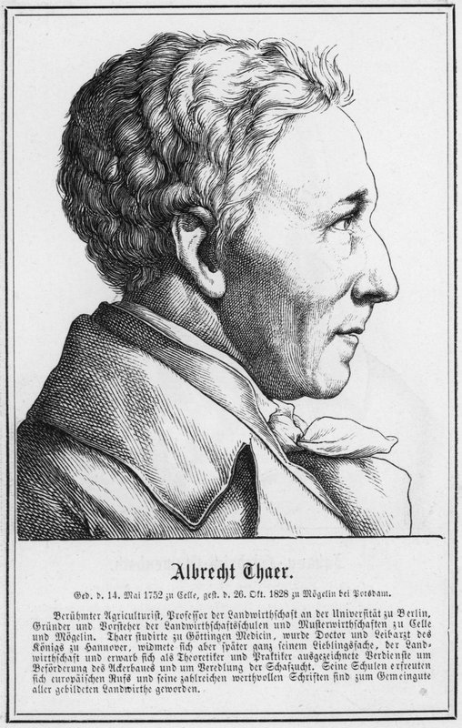 Albrecht Thaer (kaiverrus) tekijältä German School