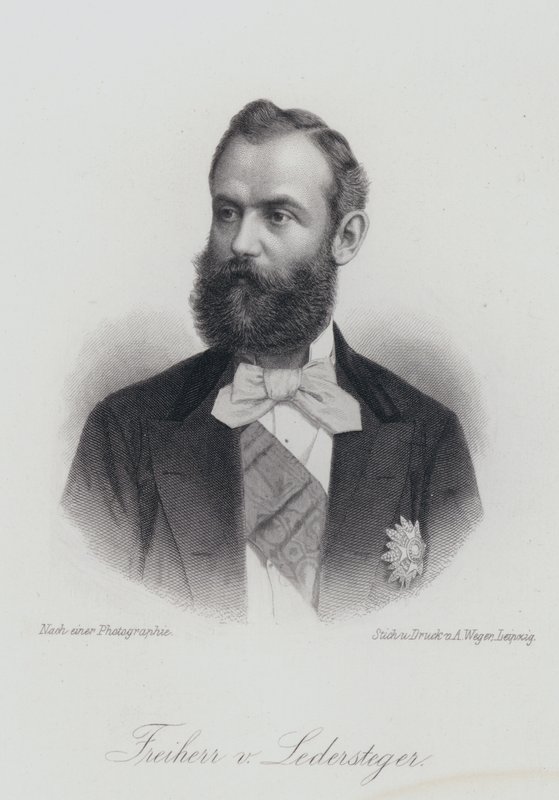 Alois Ledersteger, itävaltalainen kirjailija (kaiverrus) tekijältä German School