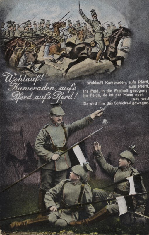 Nousta! Toverit, hevosillanne, hevosillanne! (väri litho) tekijältä German School
