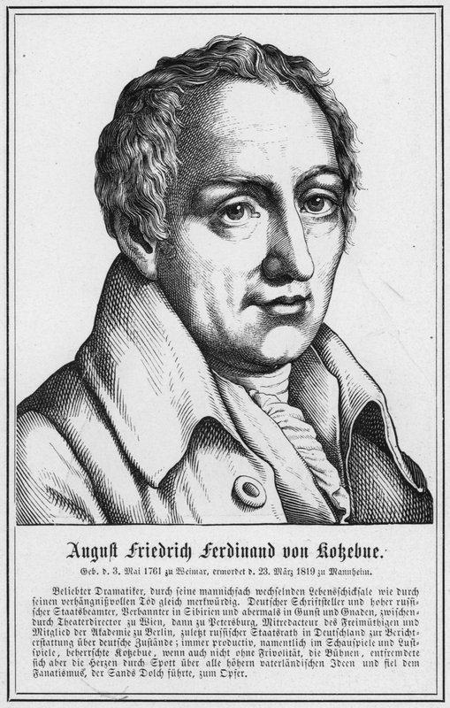 August Friedrich Ferdinand von Kokebue (kaiverrus) tekijältä German School