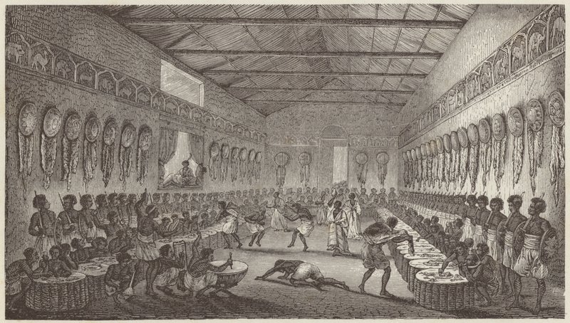 Abessinian kuninkaan juhla (kaiverrus) tekijältä German School